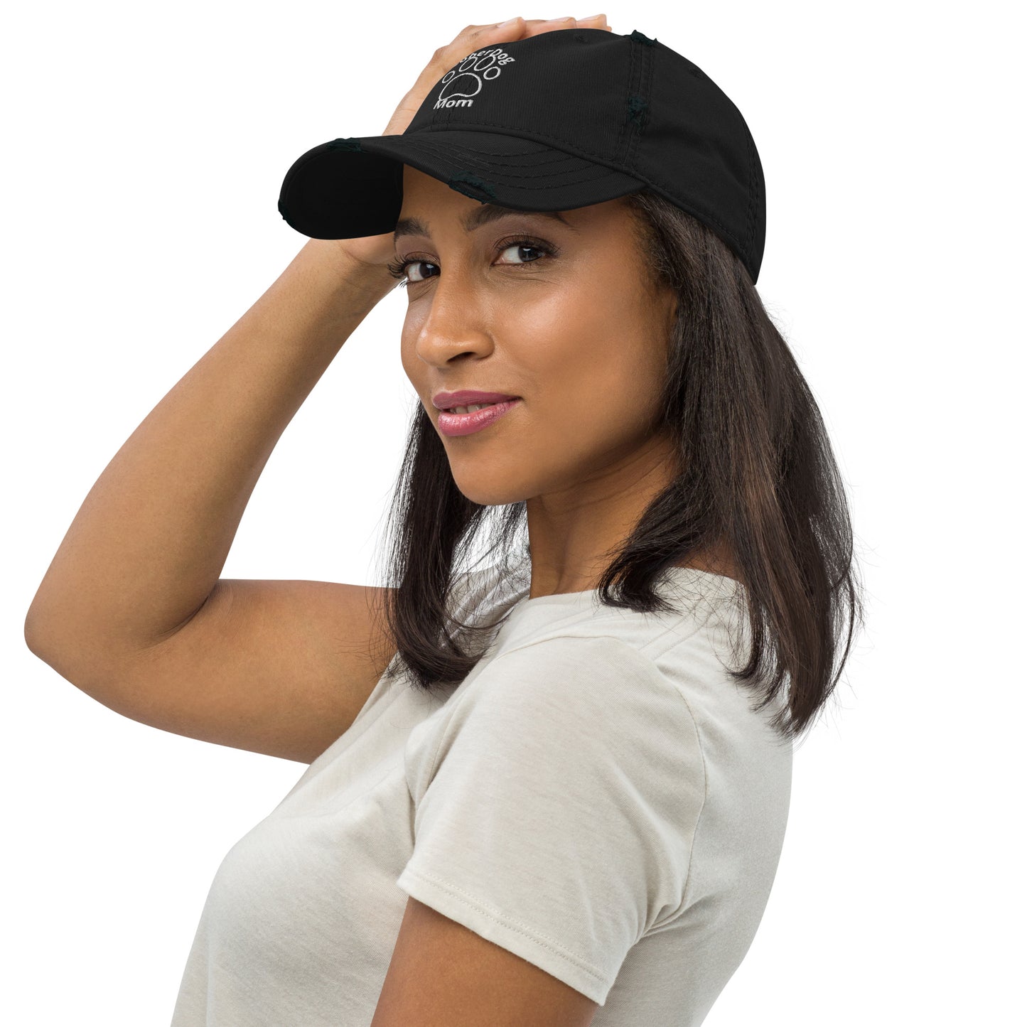 Sober Dog Mom-Stay Dry™ Distressed Mom Hat