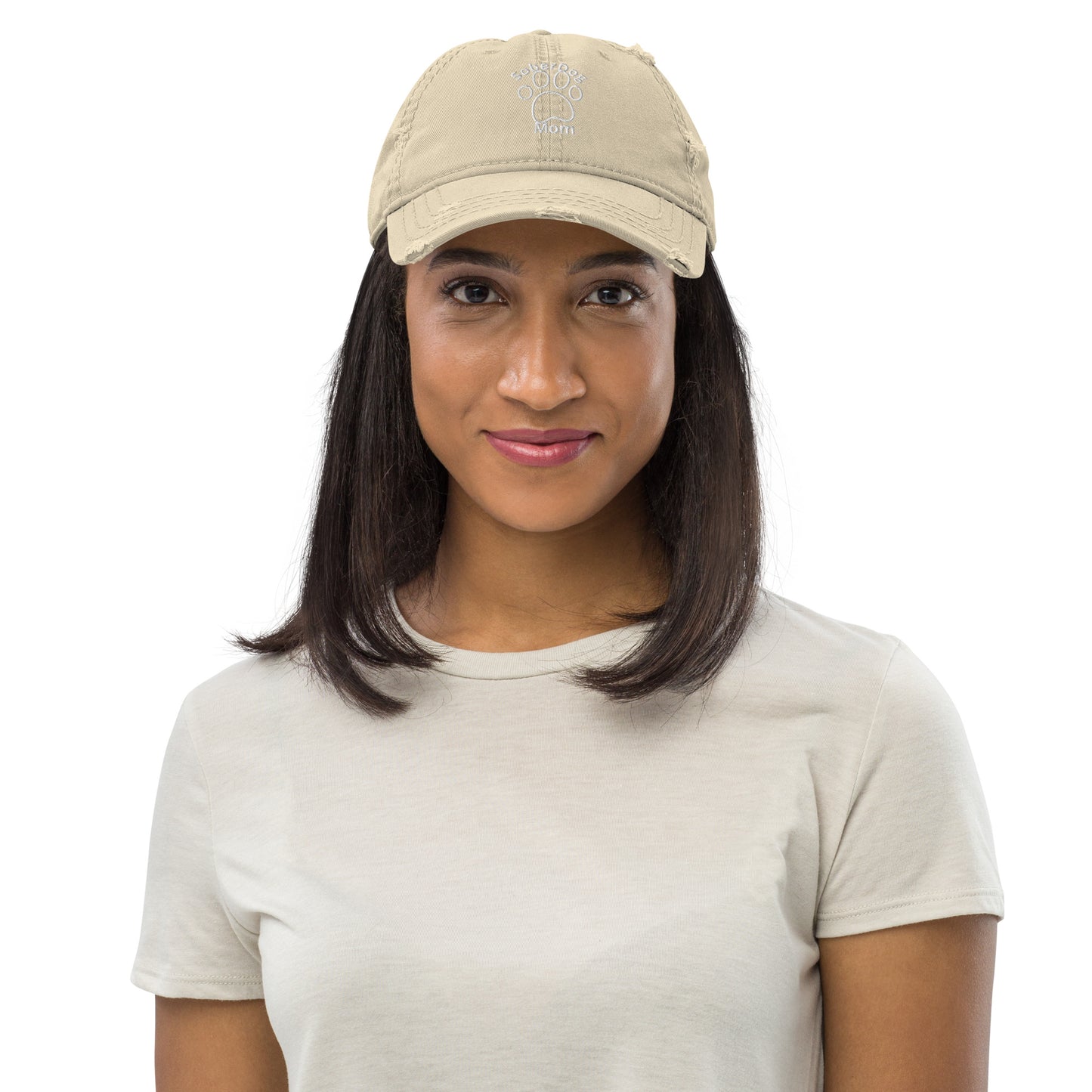 Sober Dog Mom-Stay Dry™ Distressed Mom Hat